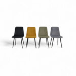Black Dining Chair Sila (Pro Living)
