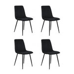 Black Dining Chair Sila (Pro Living)