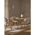 Light brown extendable dining table (Calary) 180/230x92