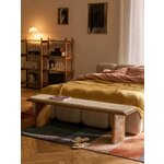 Brown Upholstered Bench (Chandler)