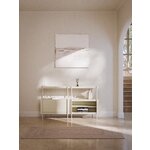 Light beige shelf with cabinet (rio)