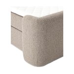 Кровать Continental серого цвета (Perla) 160x200