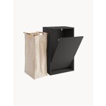 Black Wall-Mounted Laundry Basket Mia (ReCollector)