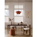 Dark Brown Solid Wood Dining Table (Archie) 220x110