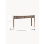 Solid wood console table Marmo (Gallery Direct)