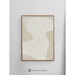 Wall Art The Line No. 08 (Poster & Frame)