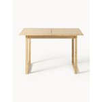 Light brown extendable dining table (calla) 90x120-160 whole