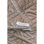 Smėlio spalvos pilka lovatiesė (tender) 180x260