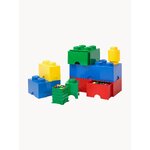 Mėlyna vaikiška daiktadėžė su stalčiumi (Lego)