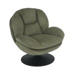 Green Velvet Armchair Topi
