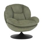 Green Velvet Armchair Topi