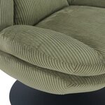 Green Velvet Armchair Topi