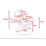 Terakotos fotelis Topi