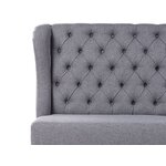 Серый двухместный диван (торсби)