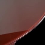 Burgundy Round Coffee Table (Clover) D80