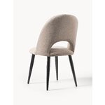 Light gray velvet chair (rachel)