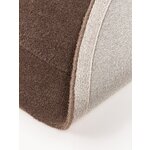 Dark Brown Special Shaped Wool Rug (Kadey) 150x230