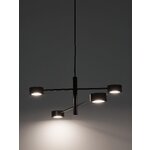 Juodos spalvos LED pakabinamas šviestuvas Clyde (Nordlux)