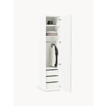 White Narrow Wardrobe (Simone)