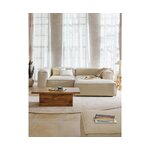 White Modular Corner Sofa (Lennon)