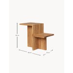 Rudas kavos staliukas „Distinct“ (Ferm Living)