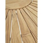 Solid Wood Round Garden Dining Table Ellen (Cinas)D=110