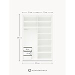 Valge Modulaarne Riidekapp (Charlotte)