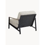 Light gray Garden Armchair Lyra (Brafab)