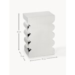 Chrome metal stool curves (zuiver) whole