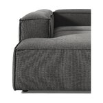Dark Gray Large Modular Corner Sofa (Lennon)