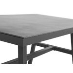Black outdoor dining table canetto (150x90) intact