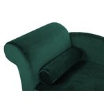 Roheline Velvet Chaise Lounge Diivan Luiro
