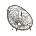 Dark gray garden furniture set acapulco intact