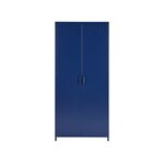 Storage cabinet with 2 doors, blue (varna), intact