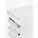 Chrome metal stool curves (zuiver) whole