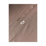 Dark Brown Cotton Duvet Cover (Comfort) 220x240