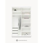 Valge Modulaarne Riidekapp (Charlotte)