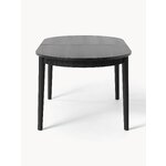 Black Extendable Dining Table (Calary) 92x180-230