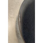 Black round coffee table (valentina) d=69 with cosmetic defects.