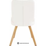 White soft chair (with beauty defects, hall sample)