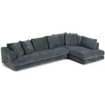 Grey Large Corner Sofa (Tribeca)