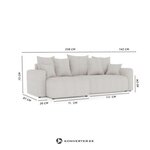 Коричневый угловой диван-кровать (Денвер L) комфорт