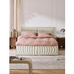 Light Beige Upholstered Bed (Dream) 140x200