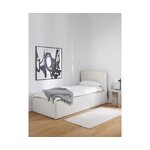 Light gray single bed (Dream) 90x200