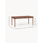 Brown Dining Table (Paul) 180x90