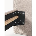 Beige sänky (giulia) 180x200