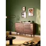 Brown Solid Wood Chest of Drawers (Paul)
