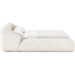 Light Beige Upholstered Bed (Sofia) 180x200