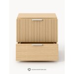 Light brown bedside table (Sato)