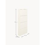 Beige shoe cabinet (caruso)